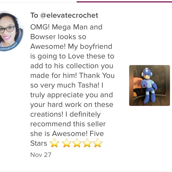 Meet your posher, ELEVATE CROCHET; handmade fashion and gifts made w/🩷🫶🏽 - Picture 14 of 16